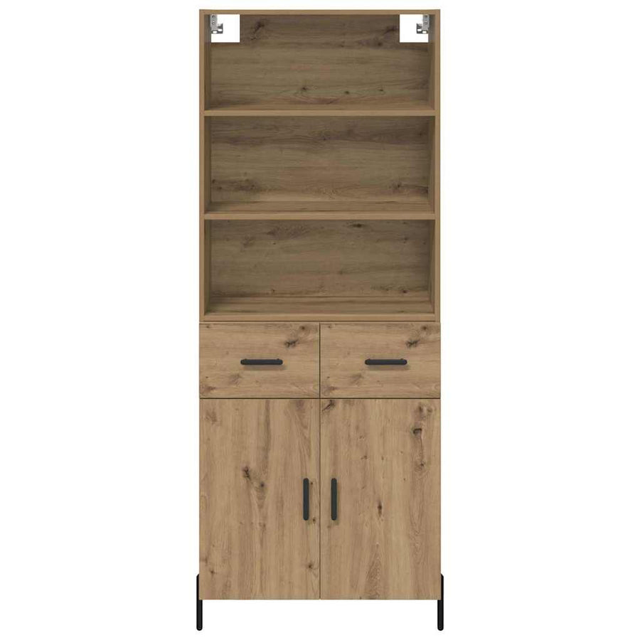 Hoge kast Artisan Eiken 69,5 x 32,5 x 180 cm Bewerkt hout