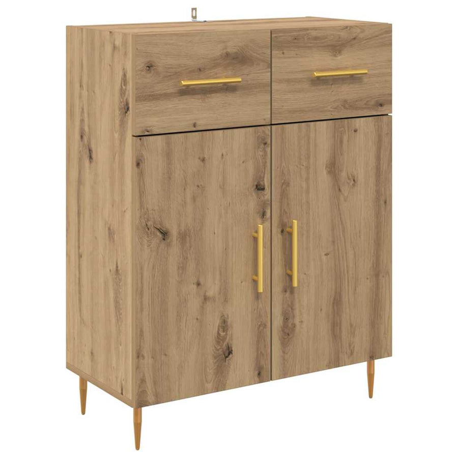 Hoge kast Artisan Eiken 69,5 x 32,5 x 180 cm Bewerkt hout