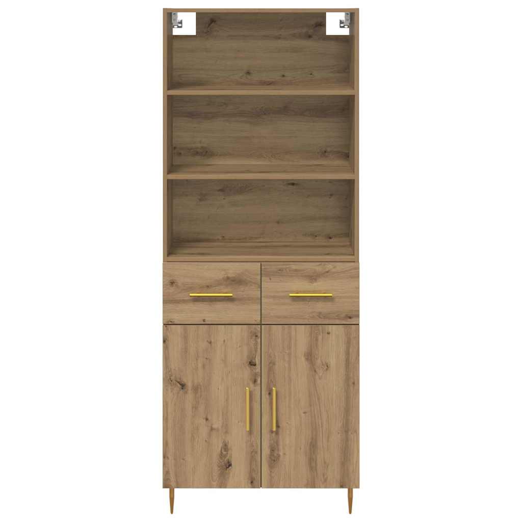 Hoge kast Artisan Eiken 69,5 x 32,5 x 180 cm Bewerkt hout