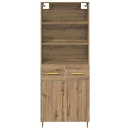 Hoge kast Artisan Eiken 69,5 x 32,5 x 180 cm Bewerkt hout