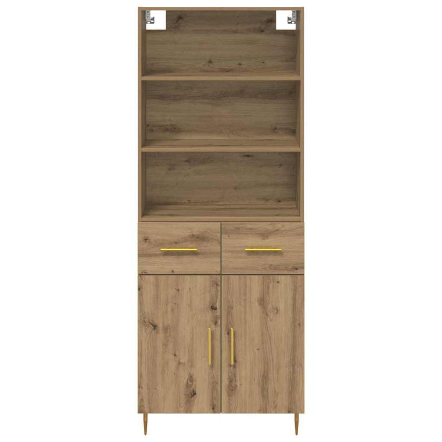 Hoge kast Artisan Eiken 69,5 x 32,5 x 180 cm Bewerkt hout