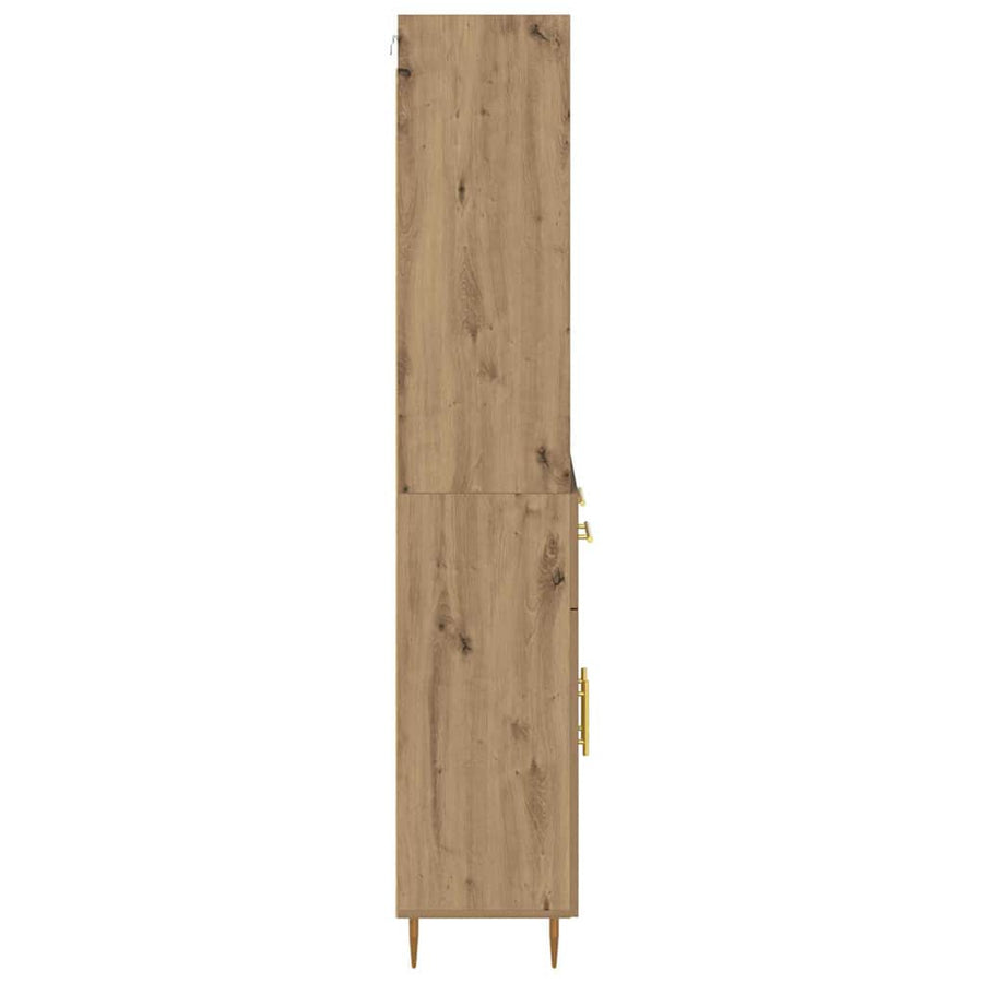 Hoge kast Artisan Eiken 69,5 x 32,5 x 180 cm Bewerkt hout