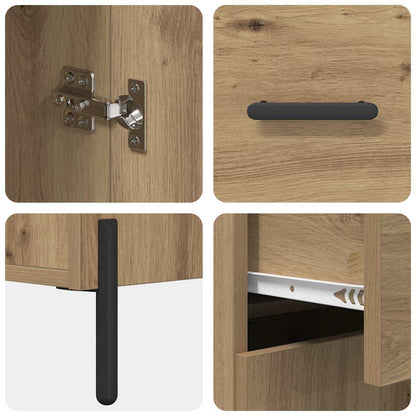Highboard Artisan Eiken 69,5 x 34 x 180 cm Bewerkt hout