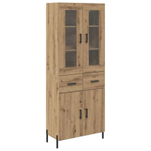 Highboard Artisan Eiken 69,5 x 34 x 180 cm Bewerkt hout