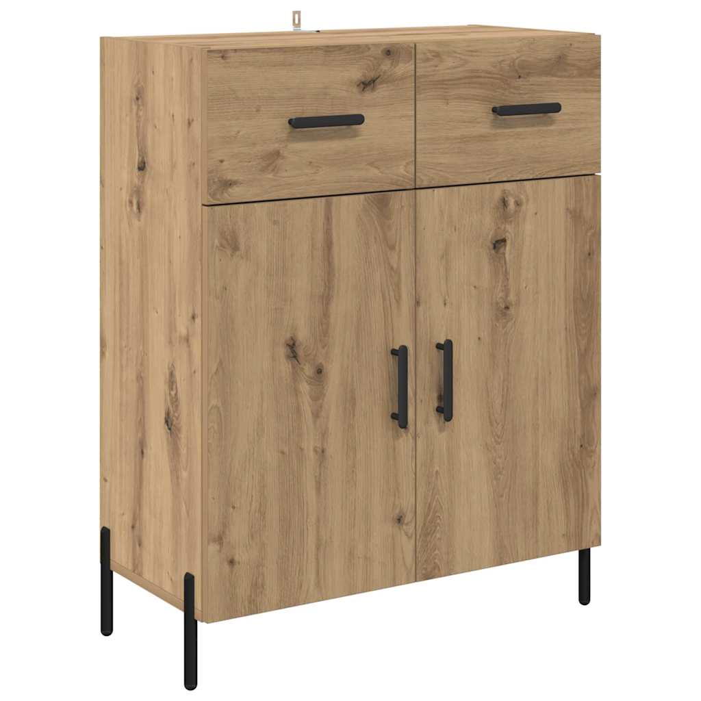 Highboard Artisan Eiken 69,5 x 34 x 180 cm Bewerkt hout