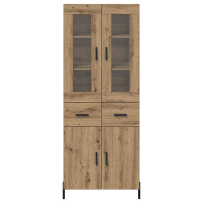 Highboard Artisan Eiken 69,5 x 34 x 180 cm Bewerkt hout