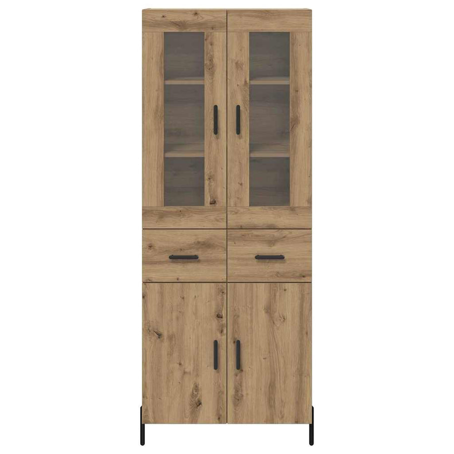 Highboard Artisan Eiken 69,5 x 34 x 180 cm Bewerkt hout