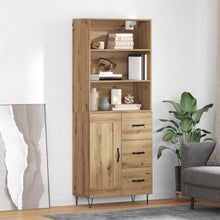 Hoge kast Artisan Eiken 69,5 x 32,5 x 180 cm Bewerkt hout