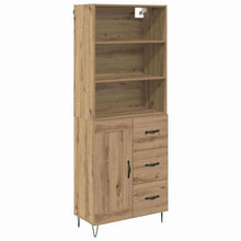 Hoge kast Artisan Eiken 69,5 x 32,5 x 180 cm Bewerkt hout