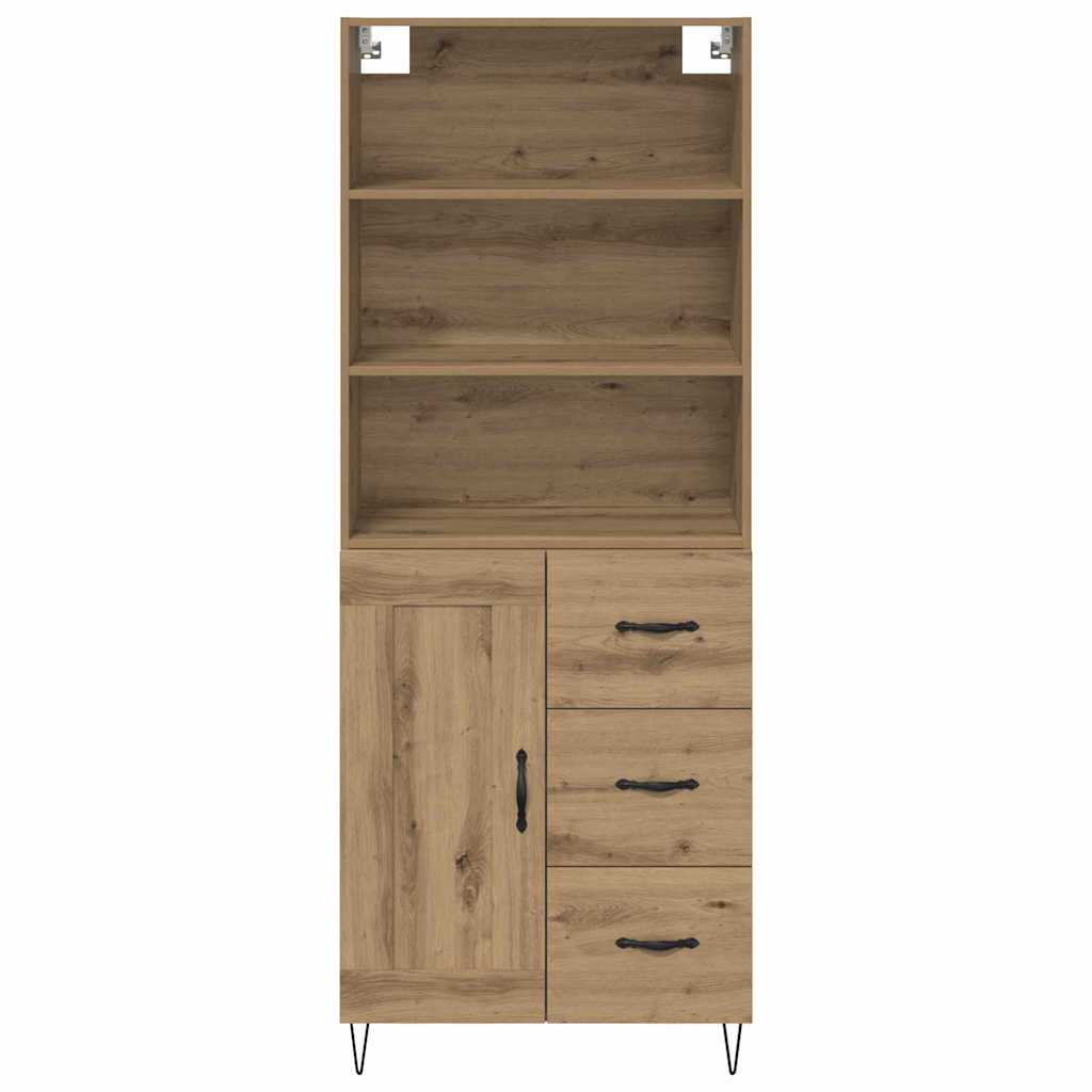 Hoge kast Artisan Eiken 69,5 x 32,5 x 180 cm Bewerkt hout
