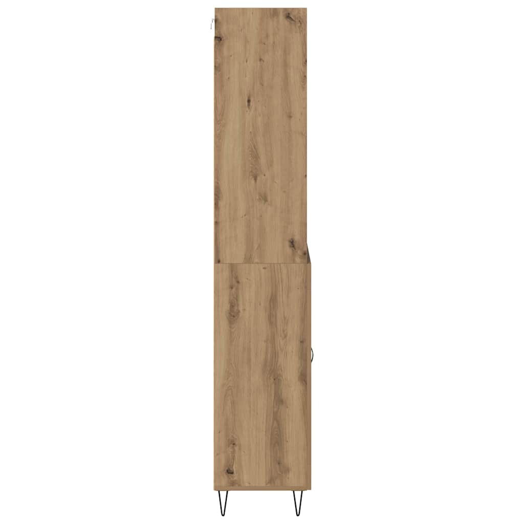 Hoge kast Artisan Eiken 69,5 x 32,5 x 180 cm Bewerkt hout
