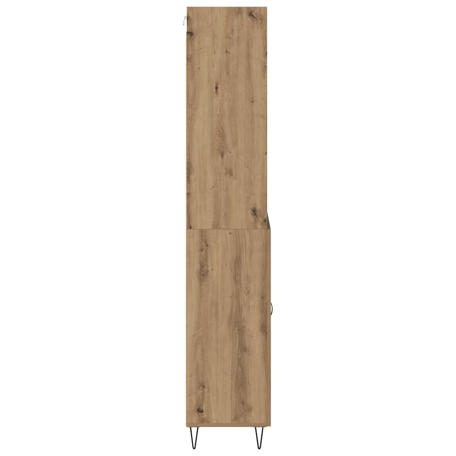 Hoge kast Artisan Eiken 69,5 x 32,5 x 180 cm Bewerkt hout
