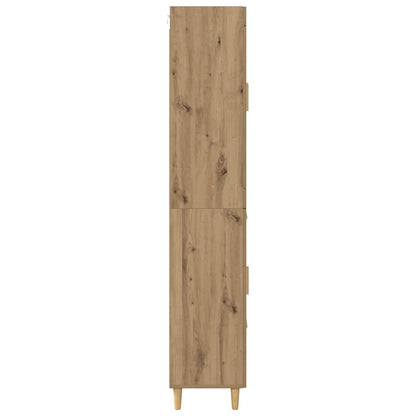 Hoge kast Artisan Eiken 69,5 x 34 x 180 cm Bewerkt hout