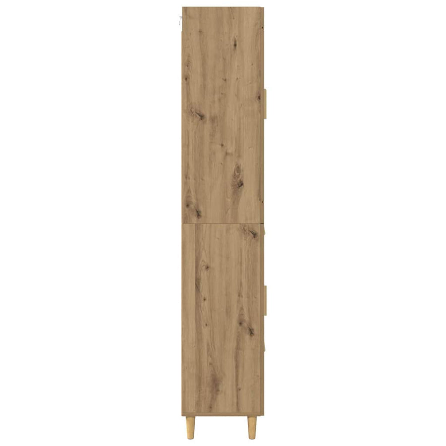 Hoge kast Artisan Eiken 69,5 x 34 x 180 cm Bewerkt hout