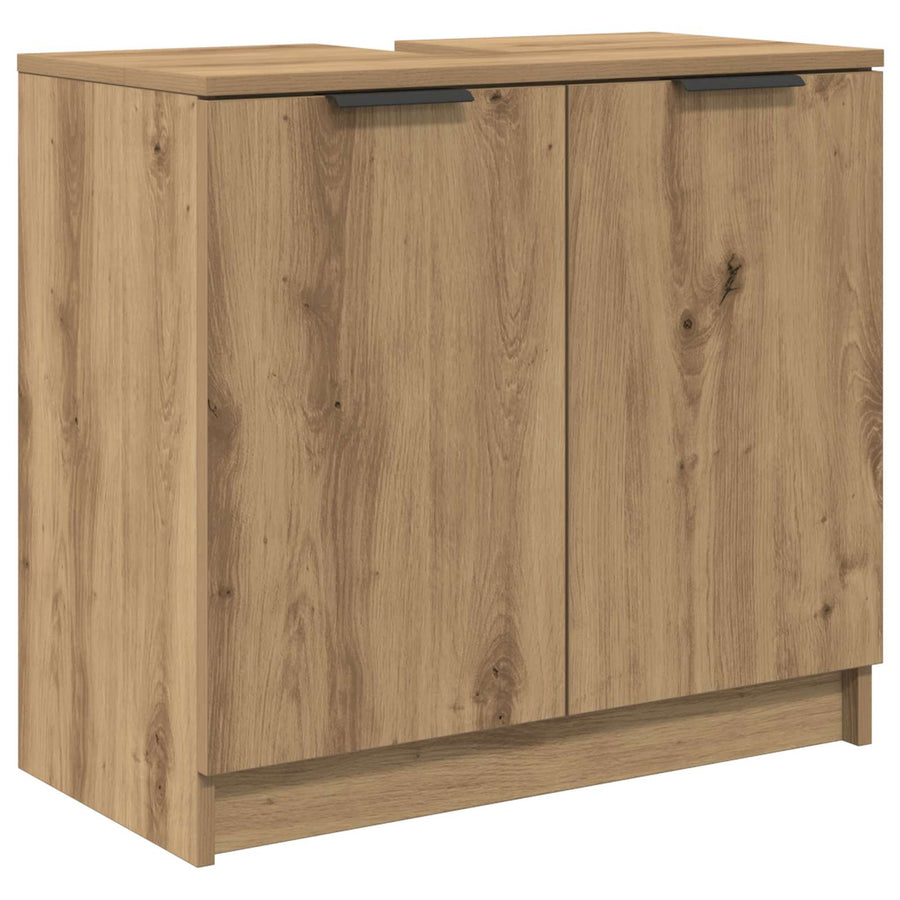 Badkamermeubelset met lade 5 pcs Artisan Eiken Bewerkt hout