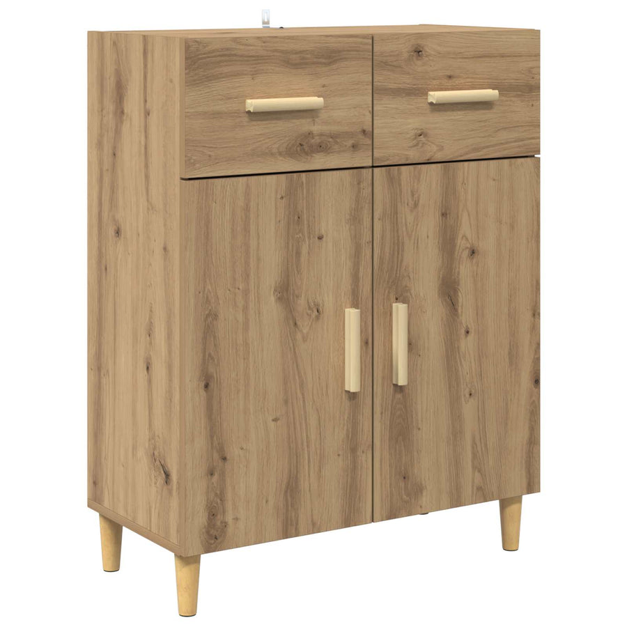 Hoge kast Artisan Eiken 69,5 x 34 x 180 cm Bewerkt hout