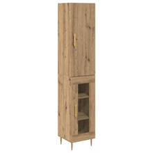 Highboard Artisan Eiken 34,5 x 34 x 180 cm Bewerkt hout