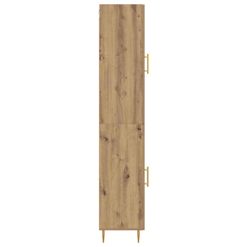 Highboard Artisan Eiken 34,5 x 34 x 180 cm Bewerkt hout