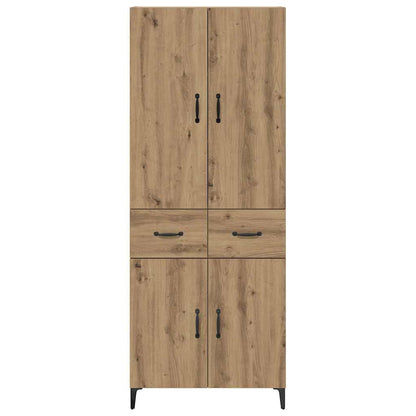 Highboard Artisan Eiken 69,5 x 34 x 180 cm Bewerkt hout