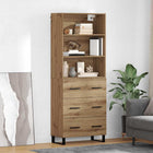 Tall cabinet Artisan Oak 69.5 x 34 x 180 cm Engineered wood