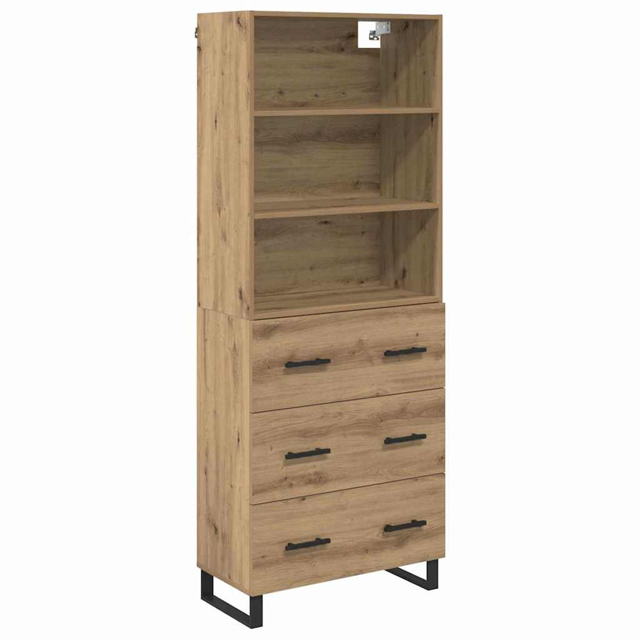Hoge kast met lade Artisan Eiken 69,5 x 34 x 180 cm