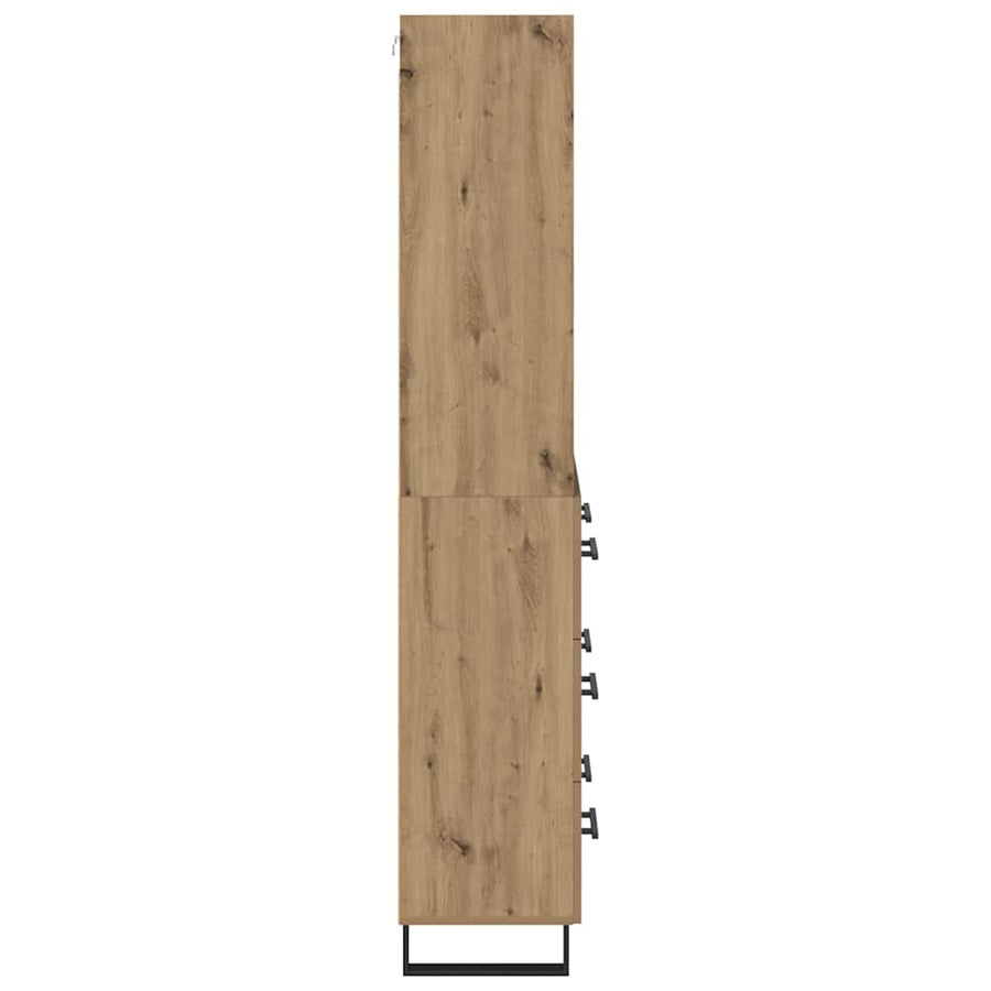 Hoge kast met lade Artisan Eiken 69,5 x 34 x 180 cm