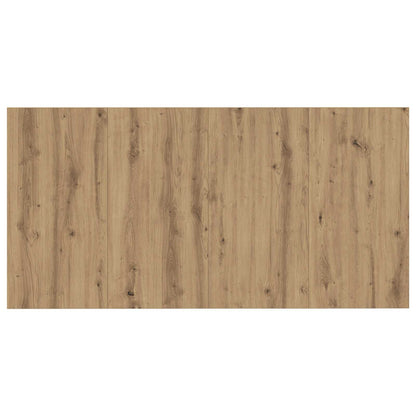 Hoofdbord Met Kast met lade 3 pcs Artisan Eiken Bewerkt hout