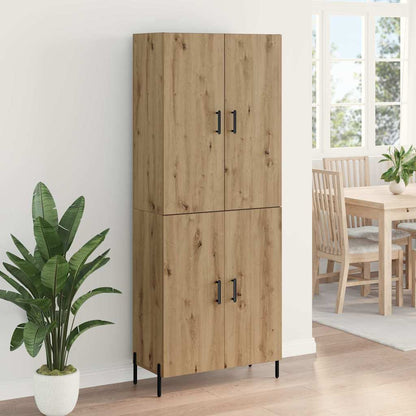 Highboard Artisan Eiken 69,5 x 34 x 180 cm Bewerkt hout