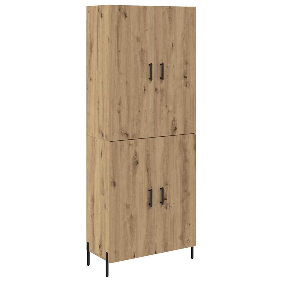 Highboard Artisan Eiken 69,5 x 34 x 180 cm Bewerkt hout