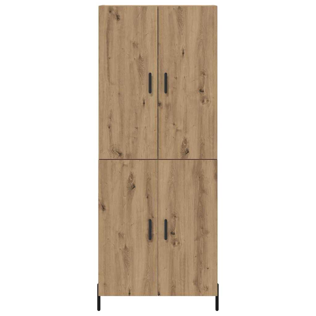 Highboard Artisan Eiken 69,5 x 34 x 180 cm Bewerkt hout