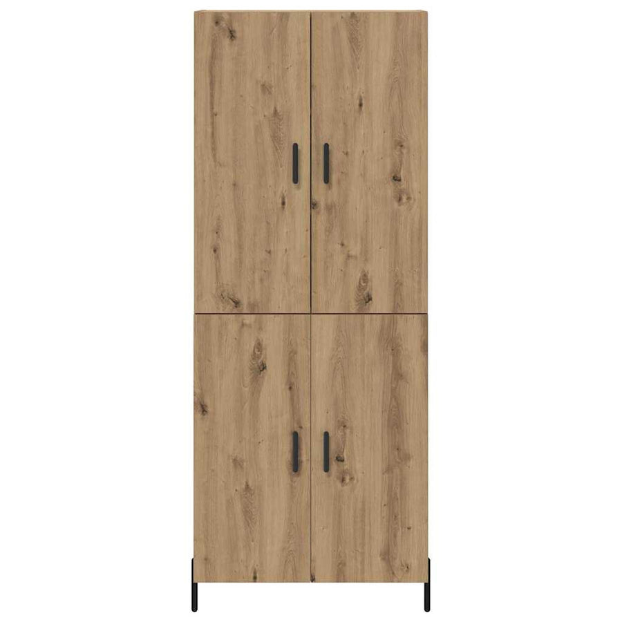 Highboard Artisan Eiken 69,5 x 34 x 180 cm Bewerkt hout