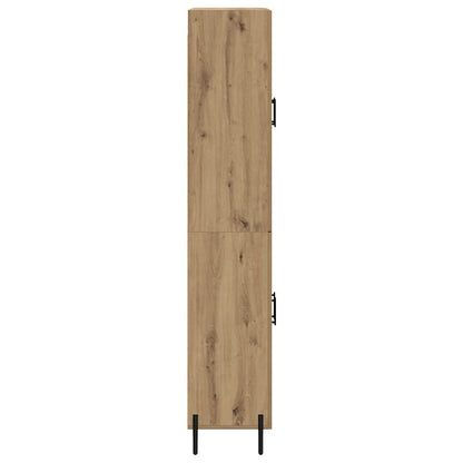 Highboard Artisan Eiken 69,5 x 34 x 180 cm Bewerkt hout