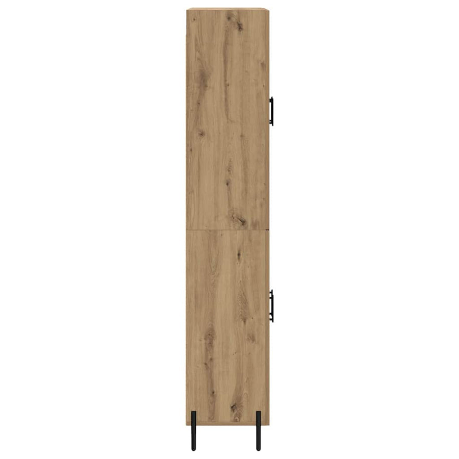 Highboard Artisan Eiken 69,5 x 34 x 180 cm Bewerkt hout