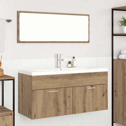 Badkamerkast Artisan Eiken 100 x 38,5 x 46 cm Bewerkt hout