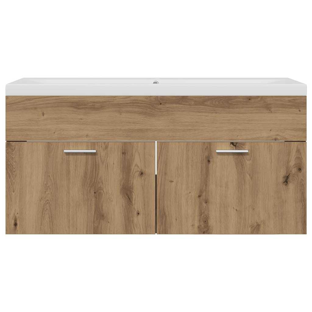 Badkamerkast Artisan Eiken 100 x 38,5 x 46 cm Bewerkt hout