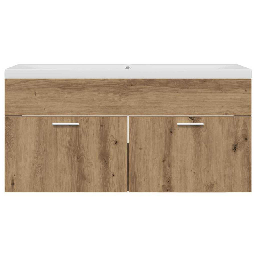 Badkamerkast Artisan Eiken 100 x 38,5 x 46 cm Bewerkt hout