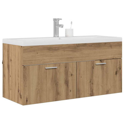 Badkamerkast Artisan Eiken 100 x 38,5 x 46 cm Bewerkt hout