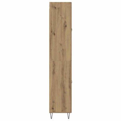 Highboard Artisan Eiken 69,5 x 34 x 180 cm Bewerkt hout