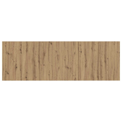 Hoofdbord Met Kast met lade 3 pcs Artisan Eiken Bewerkt hout