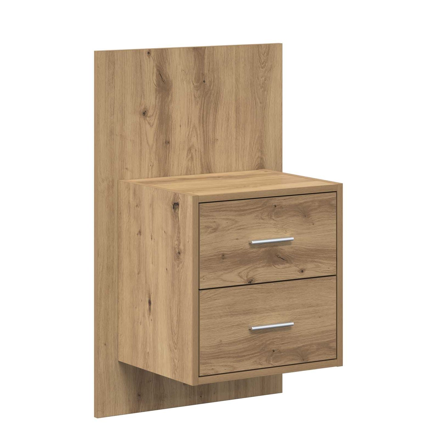 Hoofdbord Met Kast met lade 3 pcs Artisan Eiken Bewerkt hout
