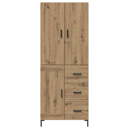 Highboard Artisan Eiken 69,5 x 34 x 180 cm Bewerkt hout