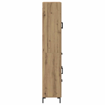 Highboard Artisan Eiken 69,5 x 34 x 180 cm Bewerkt hout
