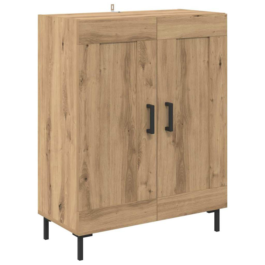 Hoge kast 2 pcs Artisan Eiken Bewerkt hout