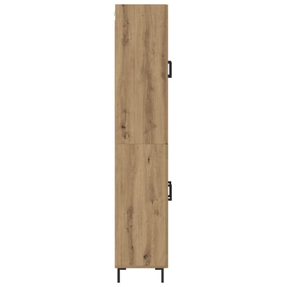 Hoge kast 2 pcs Artisan Eiken Bewerkt hout