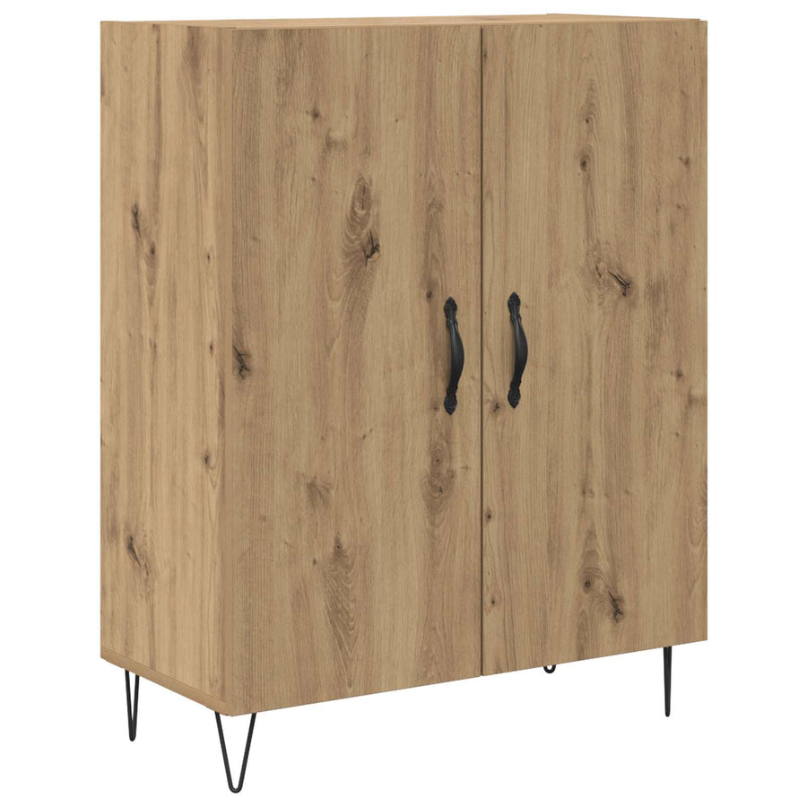 Hoge kast Artisan Eiken 69,5 x 34 x 180 cm Bewerkt hout