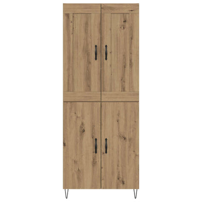 Hoge kast Artisan Eiken 69,5 x 34 x 180 cm Bewerkt hout