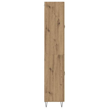 Hoge kast Artisan Eiken 69,5 x 34 x 180 cm Bewerkt hout