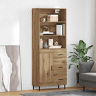 Tall Cabinet with Drawer Artisan Oak 69.5 x 34 x 180 cm