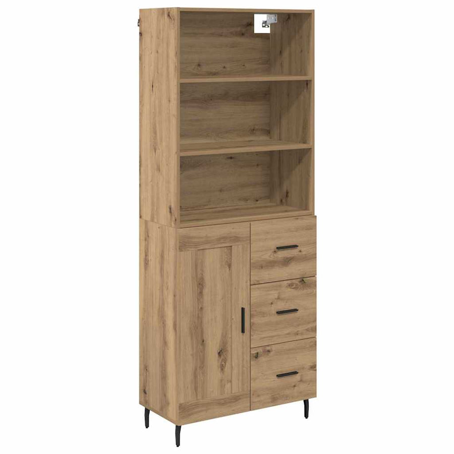 Hoge kast met lade Artisan Eiken 69,5 x 34 x 180 cm