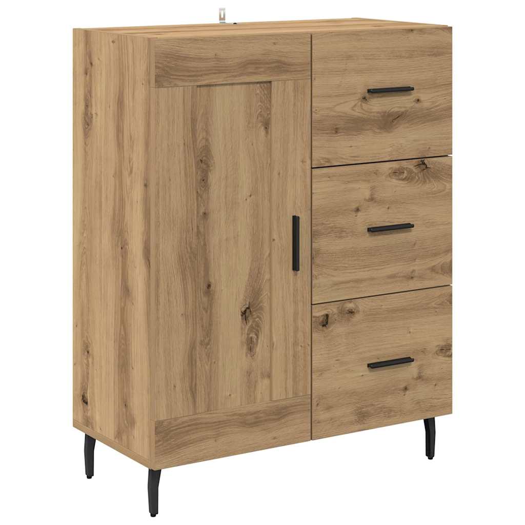 Hoge kast met lade Artisan Eiken 69,5 x 34 x 180 cm
